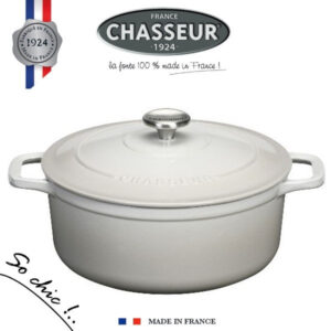 Invicta Chasseur Döküm Tencere Beyaz 27cm 2061