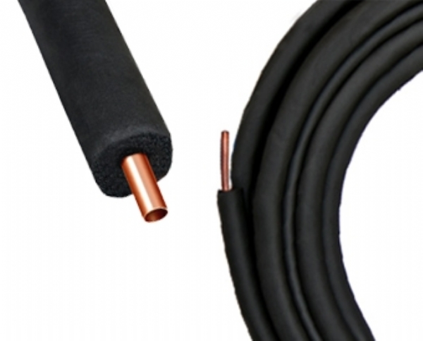 Ottocool Kauçuk İzalasyonlu Bakır Boru  1/4 x 0.8mm