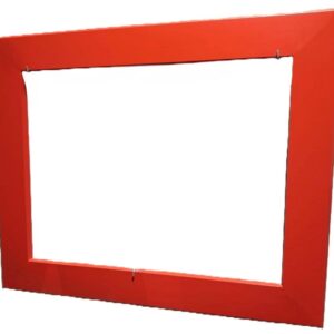 Alüminyum Şömine Çerçevesi 80'lik Kırmızı 80.3x58.5cm
