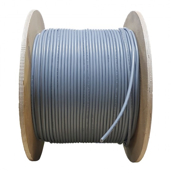 Borsan Blendajlı Sinyal Kablosu Gri 2x0.75mm2