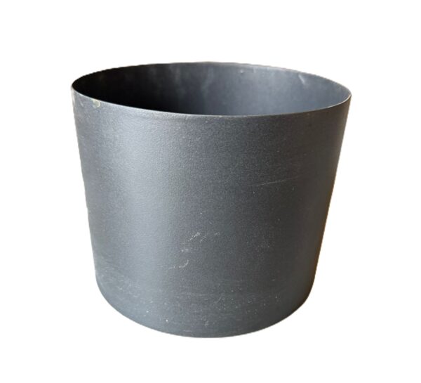 250 Düz Başlangıç Borusu Mat Siyah 12cm Çap 250 Tuy Noir