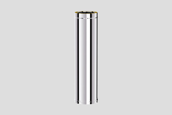 180/230 Yalıtımlı Düz Boru Çelik 100cm Poujoulat 28180005