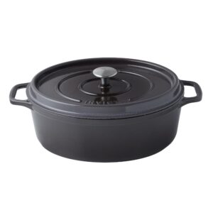 Invicta Casserroles Oval Döküm Tencere Grafit Gri 29cm 403297