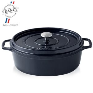Invicta Casserroles Oval Döküm Tencere Lacivert 29cm 403299