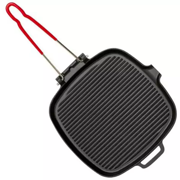 Invicta Döküm Gril Izgara Tavası Kare 27.5x25.5cm PUV327201