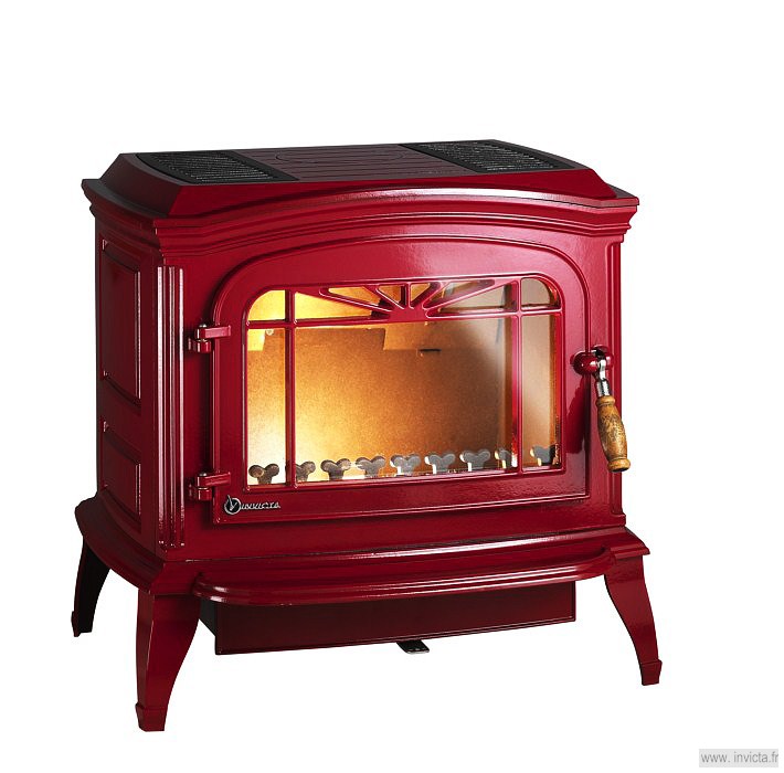 Invicta Bradford Kırmızı Döküm Soba 917347