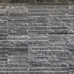 Doğal Duvar Taşı Crystal Black Line Chiseled Marble