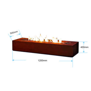 Corten Gazlı Bahçe Ateşi GF04