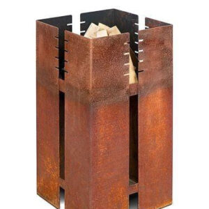 Corten Odunlu Bahçe Şöminesi 90cm FP17