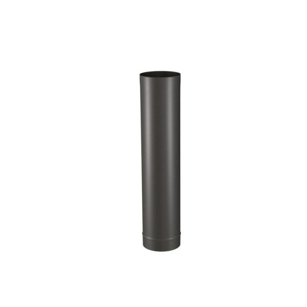 200 mm Düz Boru Mat Siyah Çap 200 100cm Tuy Noir 344018