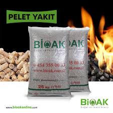 Bioak Pelet Yakıt Odunu Türk Malı 15KG