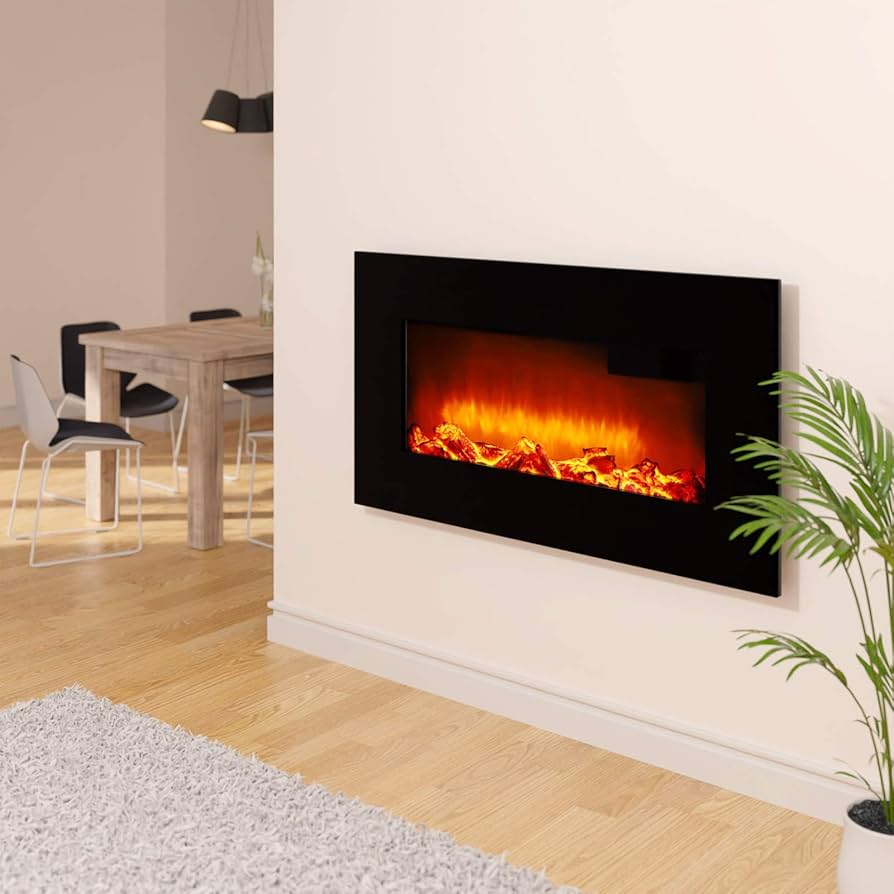 Duvara Monte Elektrikli Şömine 40 inç HSW40 - Görsel 4