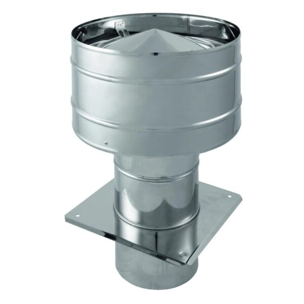 200 mm lük CAGI Cowl Çelik Baca Şapkası WC0200-CH-PK