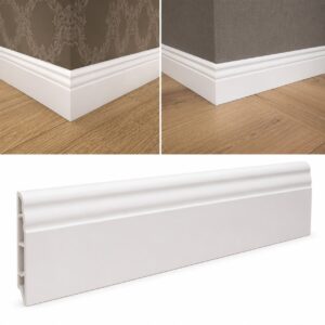 Pvc Parke Süpürgelik Beyaz 2.4m JF224