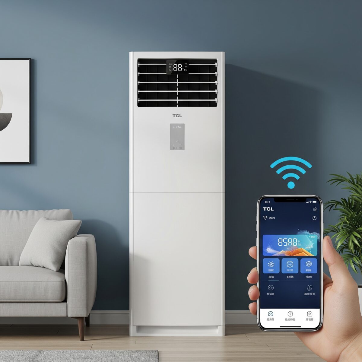 TCL Salon Tipi Inverter Klima 48000 BTU WIFI (SET)